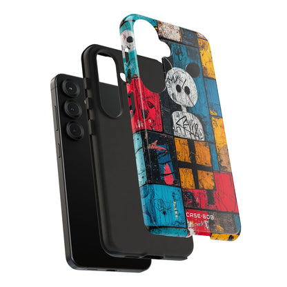 Mickey Mosaik Samsung S25 Case - Tough