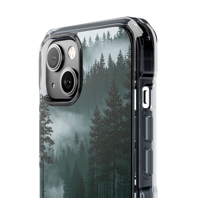Green Impact MagSafe Phone Case for iPhone - Misty Evergreen Mirror