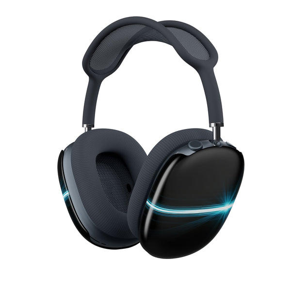 Cyan Anamorphic Flare · Hard Case for AirPods Max · Black