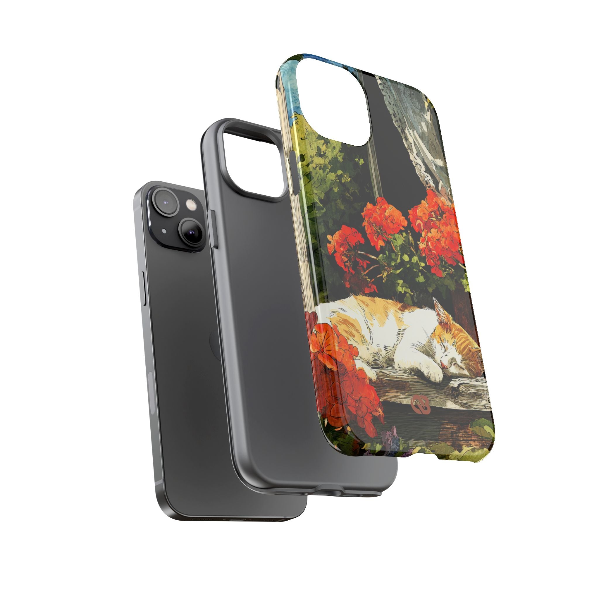 Sleeping Ginger Bloom · Tough Phone Case for iPhone