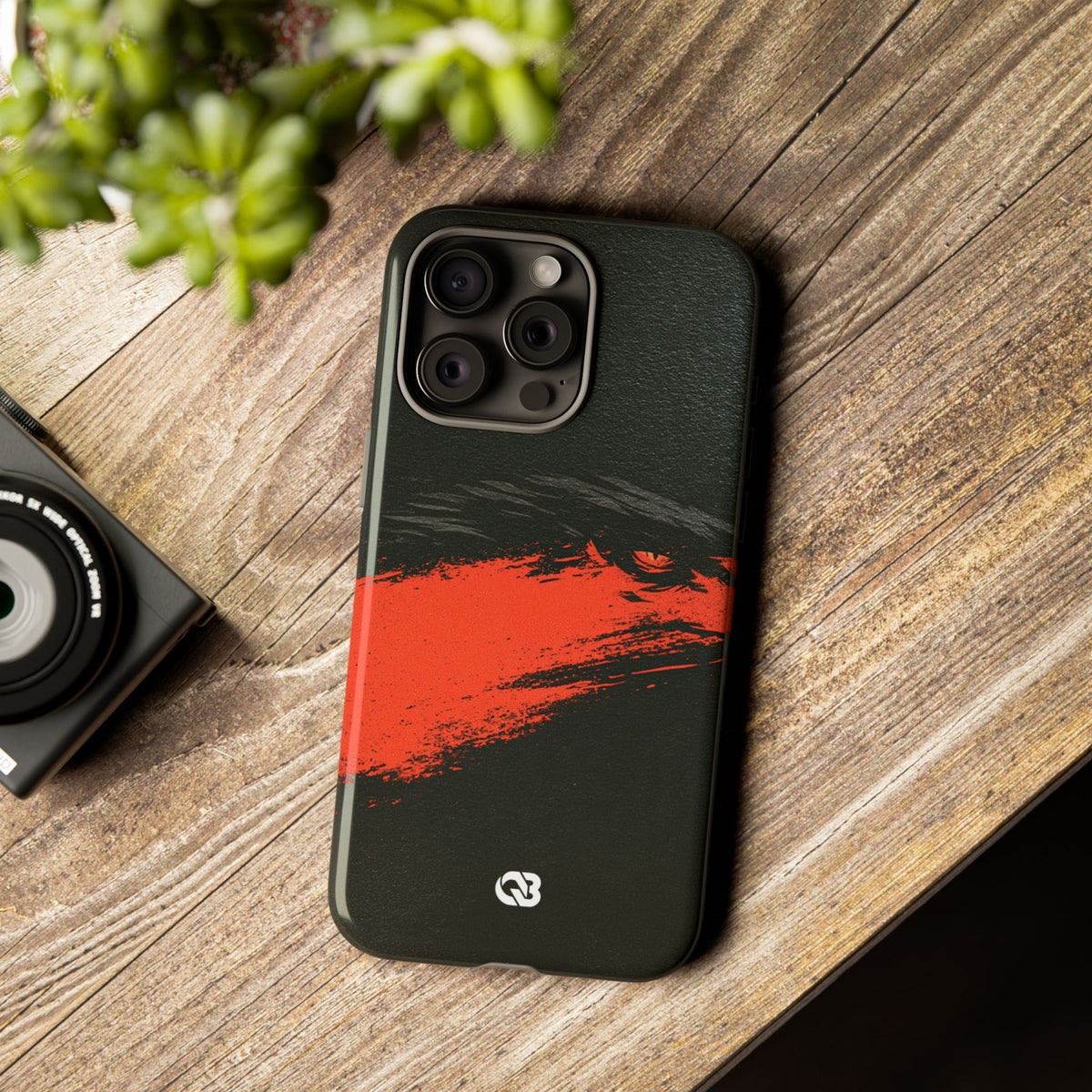 Crimson Raptor Noir · Tough Phone Case for iPhone · Black