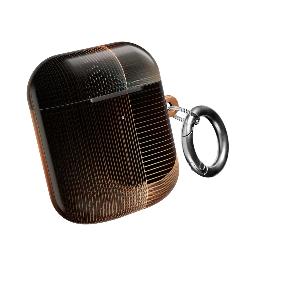 Amber Meridian · Hard Case for AirPods & AirPods Pro · Black