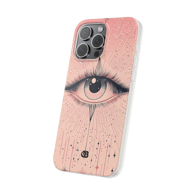 Obsidian Cosmic Gaze · Soft Phone Case for iPhone