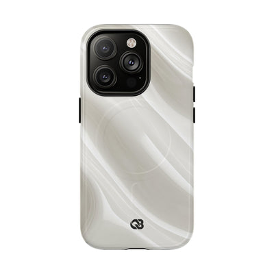 Liquid Enamel Fold · Tough 2.0 Magnetic Phone Case for iPhone · White