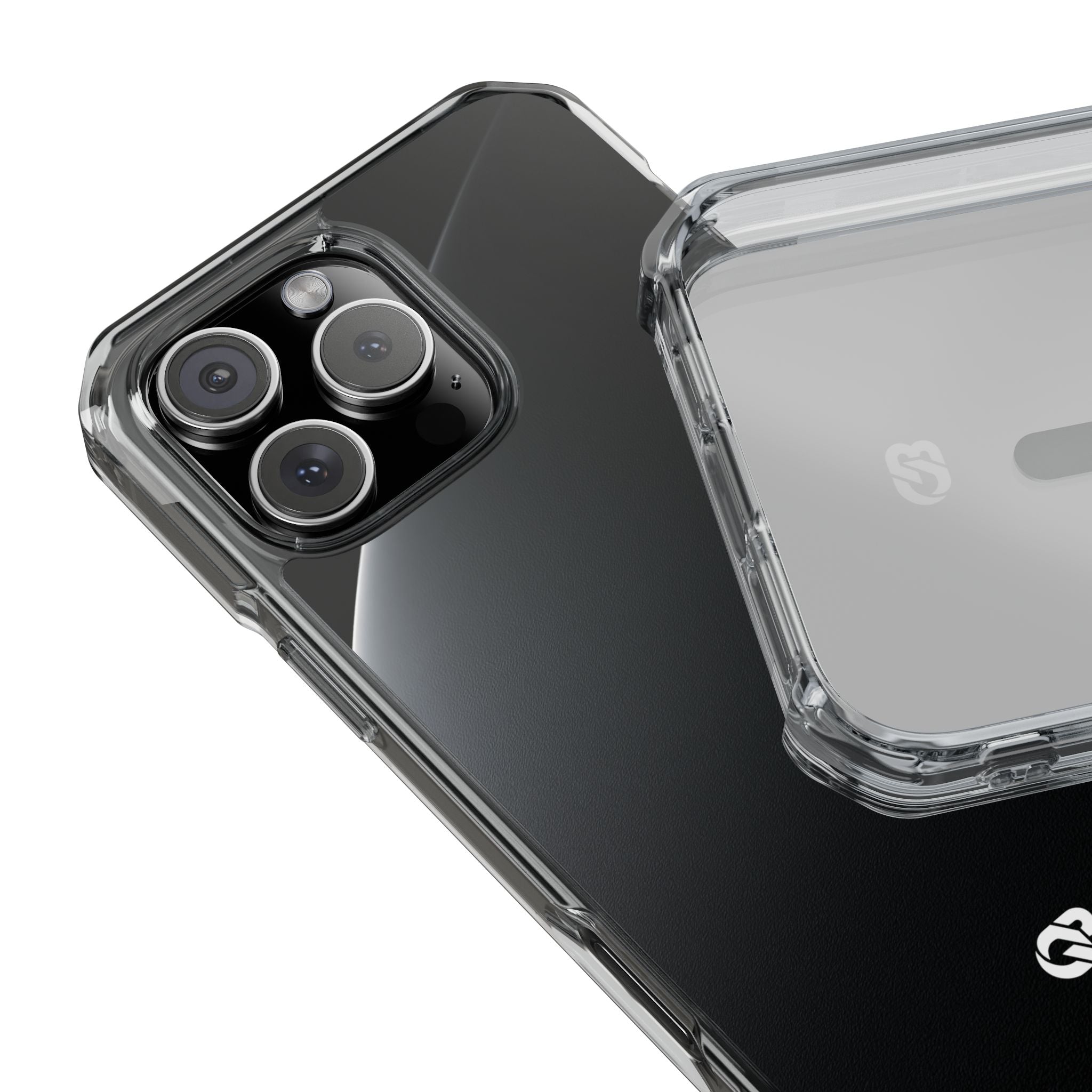 Black Impact MagSafe Phone Case for iPhone - Obsidian Lunar Arch