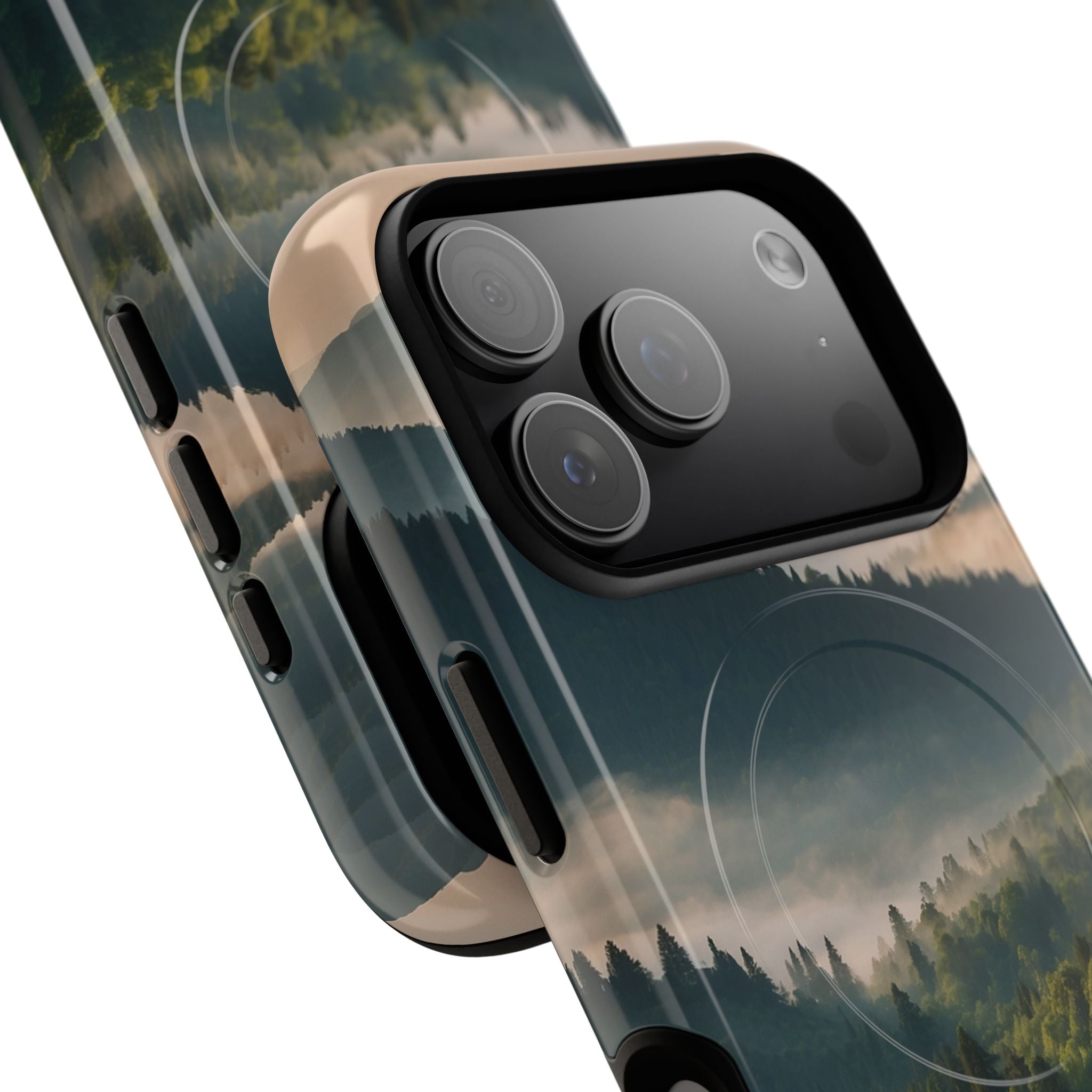 Foggy Mountain Ridge · Tough+ Hoesje voor iPhone · Magsafe
