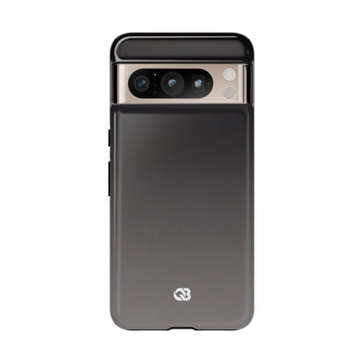 Grey Tough Phone Case for Google Pixel - Obsidian Ash Fade