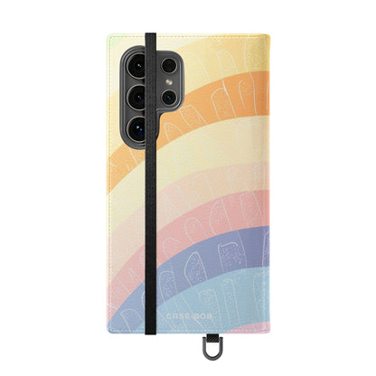 Pastel Rainbow Glow - Samsung S24 Ultra Case - Wallet