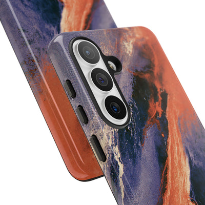 Solar Aura Drift · Tough Phone Case for Samsung · Orange