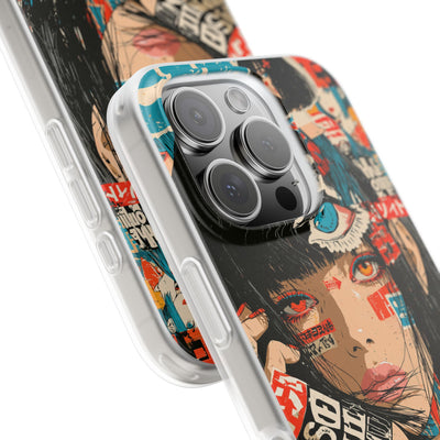 Shibuya Street Collage · Lite Phone Case for iPhone ·  Red