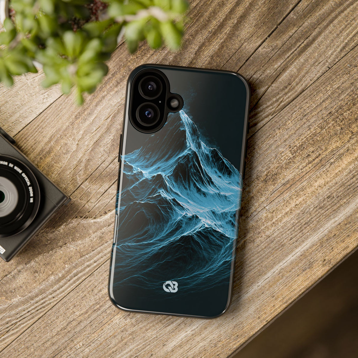 Nordic Frost Peak · Tough Phone Case for iPhone · Blue