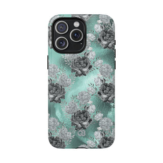 Frost Mint Floral · Tough+ Cover · MagSafe