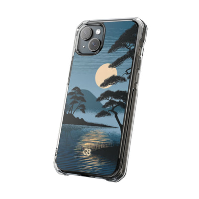 Blue Impact MagSafe Phone Case for iPhone - Midnight Kyoto Pine