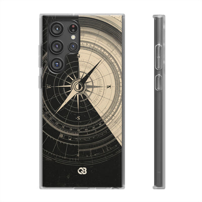 Beige Lite Phone Case for Samsung - Obsidian Nautical Blueprint
