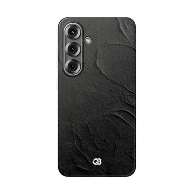 Obsidian Stucco Relief · Lite Phone Case for Samsung · Black