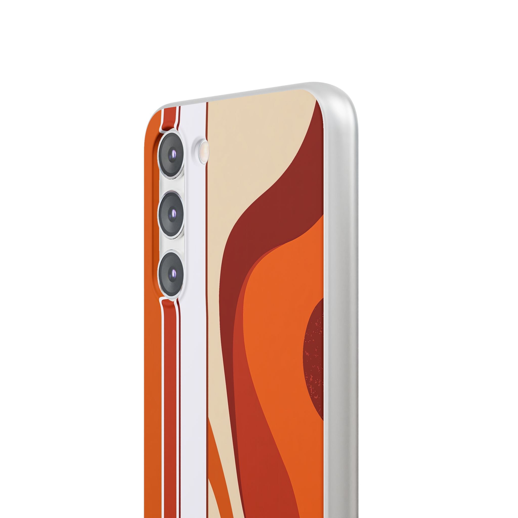 Orange Lite Phone Case for Samsung - Terracotta Metro Line