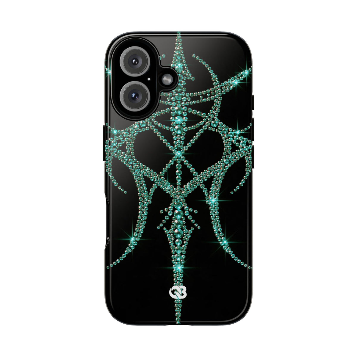 Teal Cyber Sigil · Tough Phone Case for iPhone · Teal