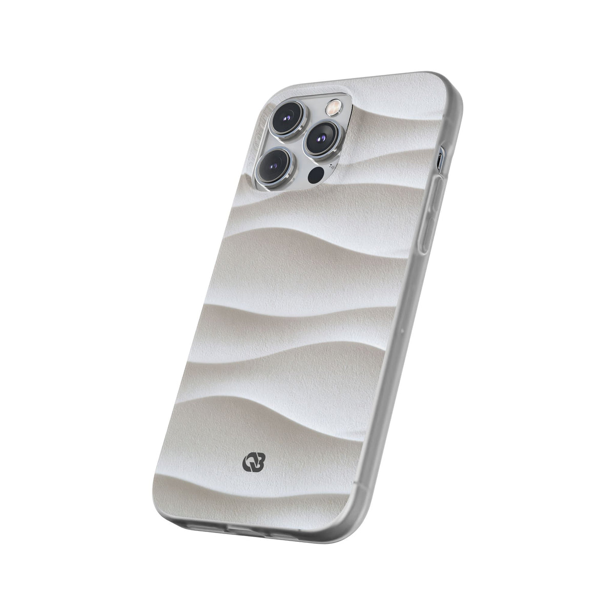 Sculpted Dune Relief · Lite Phone Case for iPhone ·  White