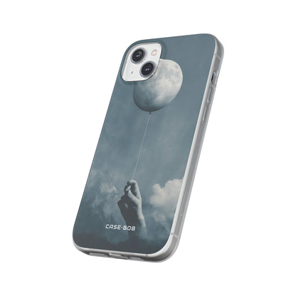 Moon Balloon iPhone 14 Plus Case - Soft