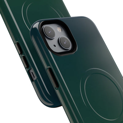 Green Tough 2.0 Magsafe Phone Case for iPhone - Midnight Pine Horizon