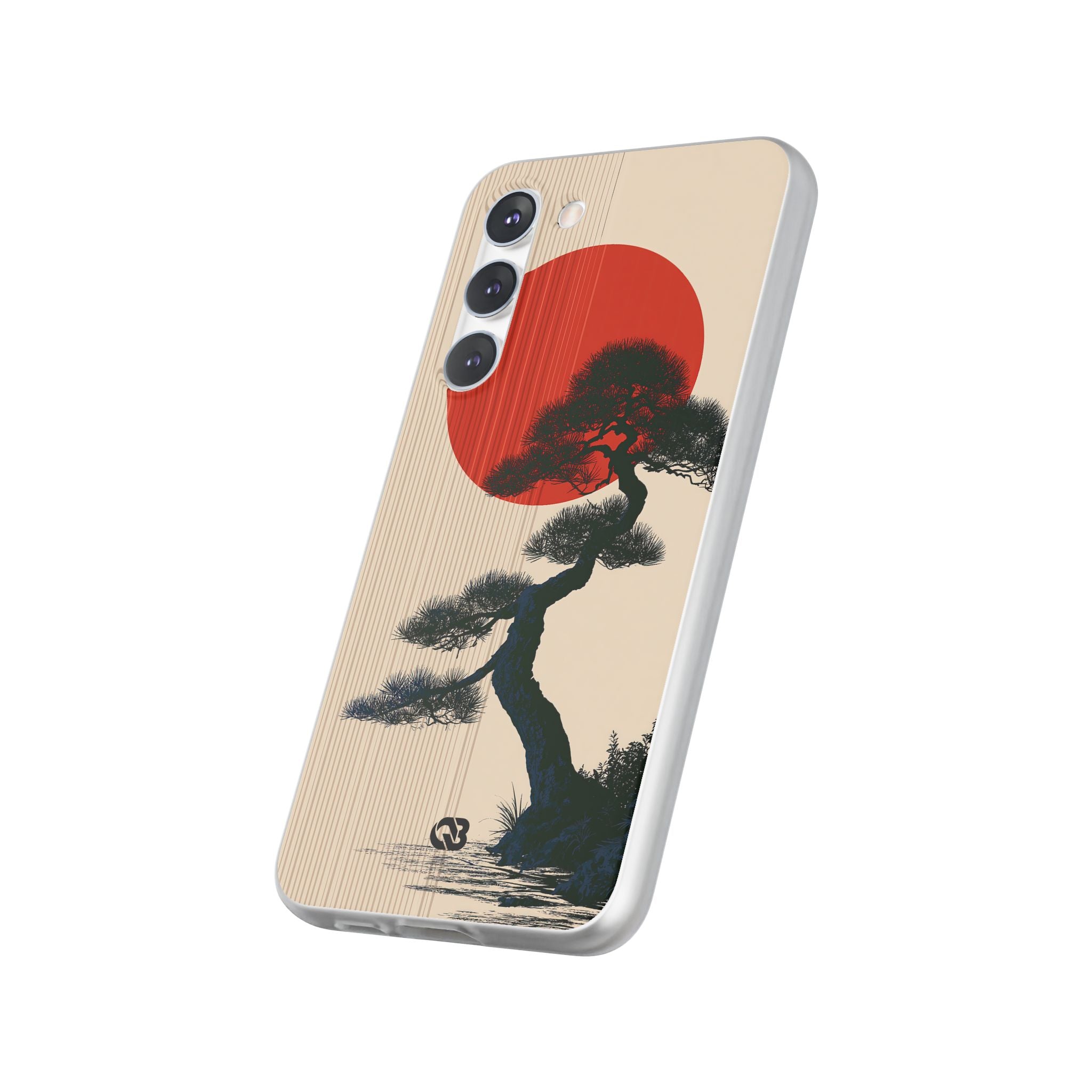 Beige Lite Phone Case for Samsung - Kyoto Crimson Pine