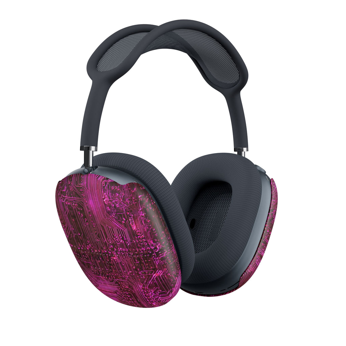 Magenta Circuit Trace · Hard Case for AirPods Max · Pink