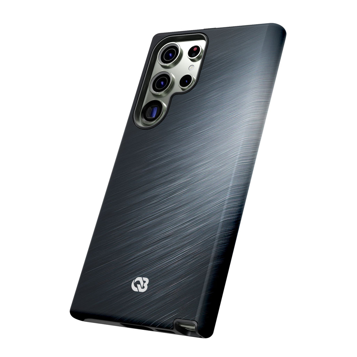 Brushed Obsidian Steel · Tough Phone Case for Samsung · Grey