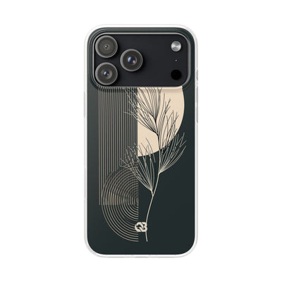 Black Lite Phone Case for iPhone - Obsidian Sand Willow