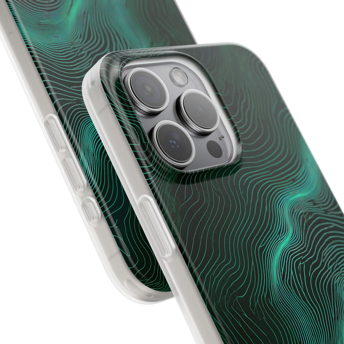 Emerald Topo Ridge · Lite Phone Case for iPhone ·  Green