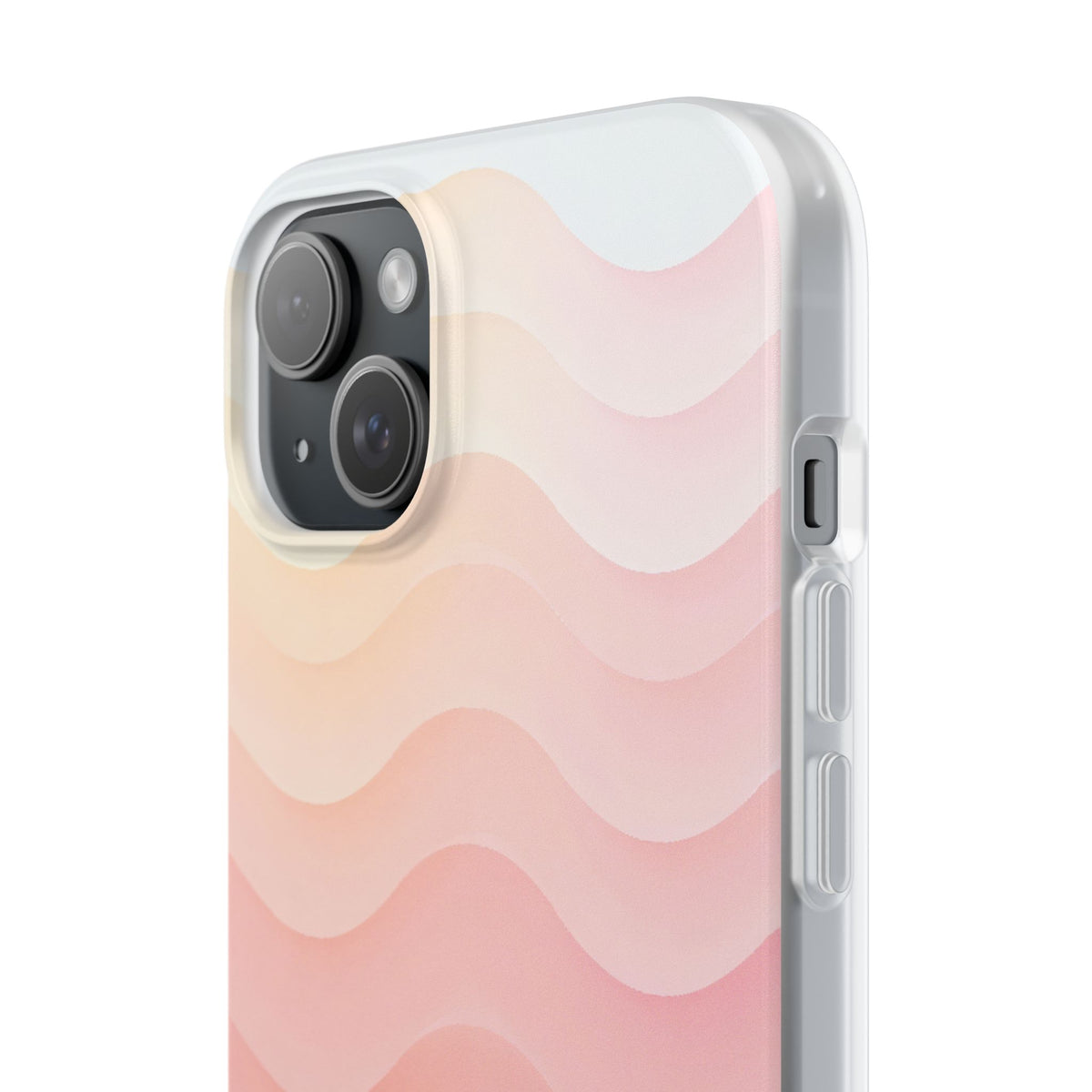 Blush Horizon Waves · Lite Phone Case for iPhone ·  Pink