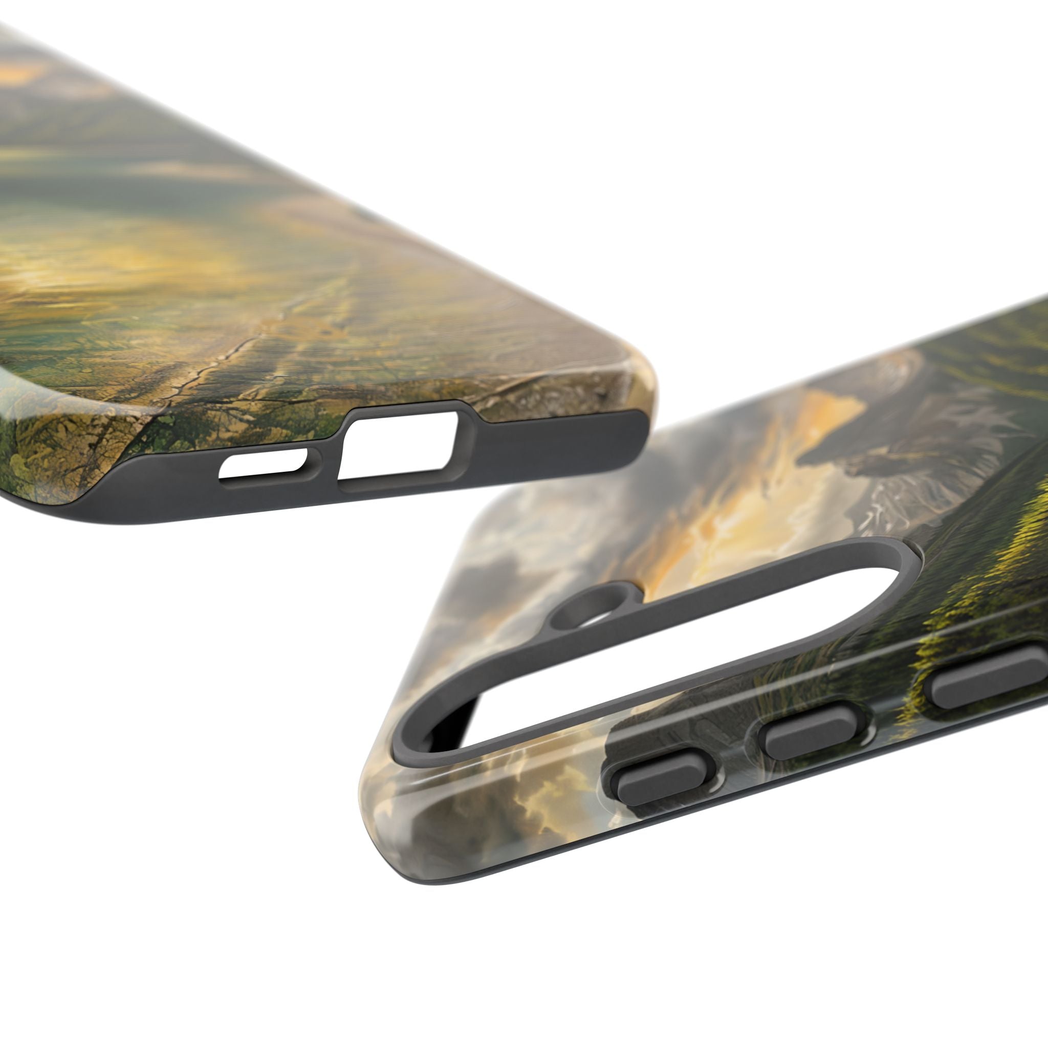 Gilded Mountain Lake · Tough etui na telefon dla Samsung