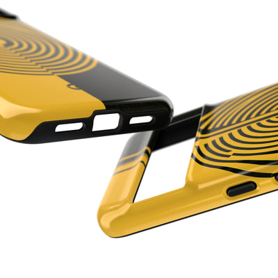 Yellow Tough Phone Case for Google Pixel - Voltage Sector Pulse