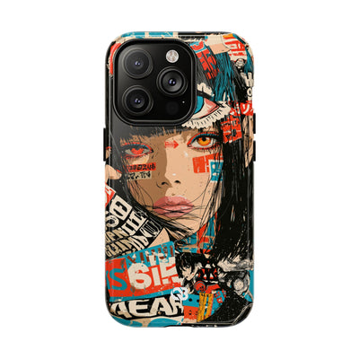 Shibuya Street Collage · Tough 2.0 Magnetic Phone Case for iPhone · Red
