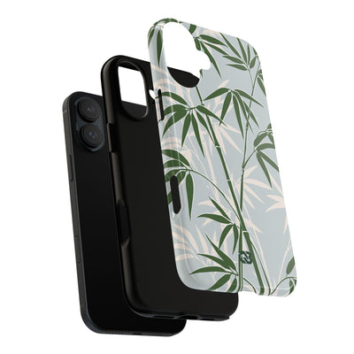 Serene Bamboo · Tough Phone Case for iPhone · Green