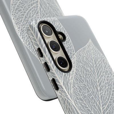 Grey Tough Phone Case for Samsung - Frosted Ash Veins