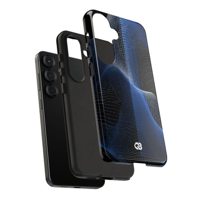 Blue Tough Phone Case for Samsung - Electric Blue Flux