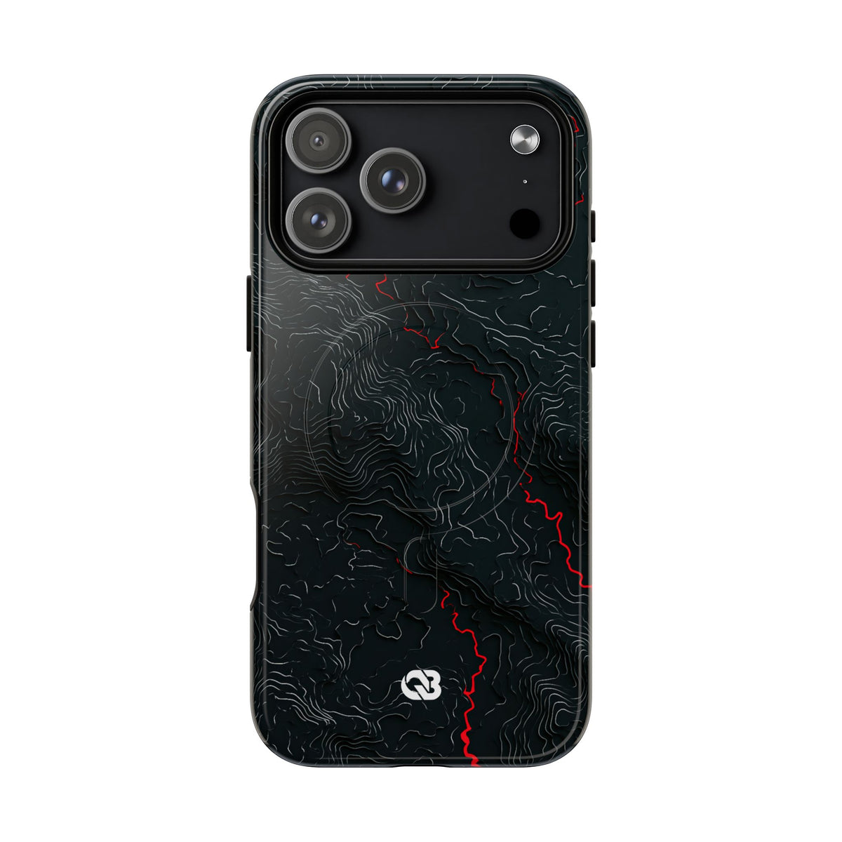 Crimson Rift · Tough 2.0 Magnetic Phone Case for iPhone · Black