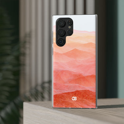 Alpenglow Ridge Vista · Lite Phone Case for Samsung · Orange