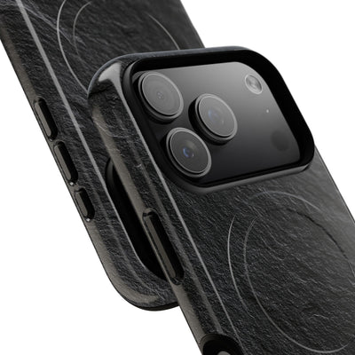 Black Tough 2.0 Magsafe Phone Case for iPhone - Raw Obsidian Slate