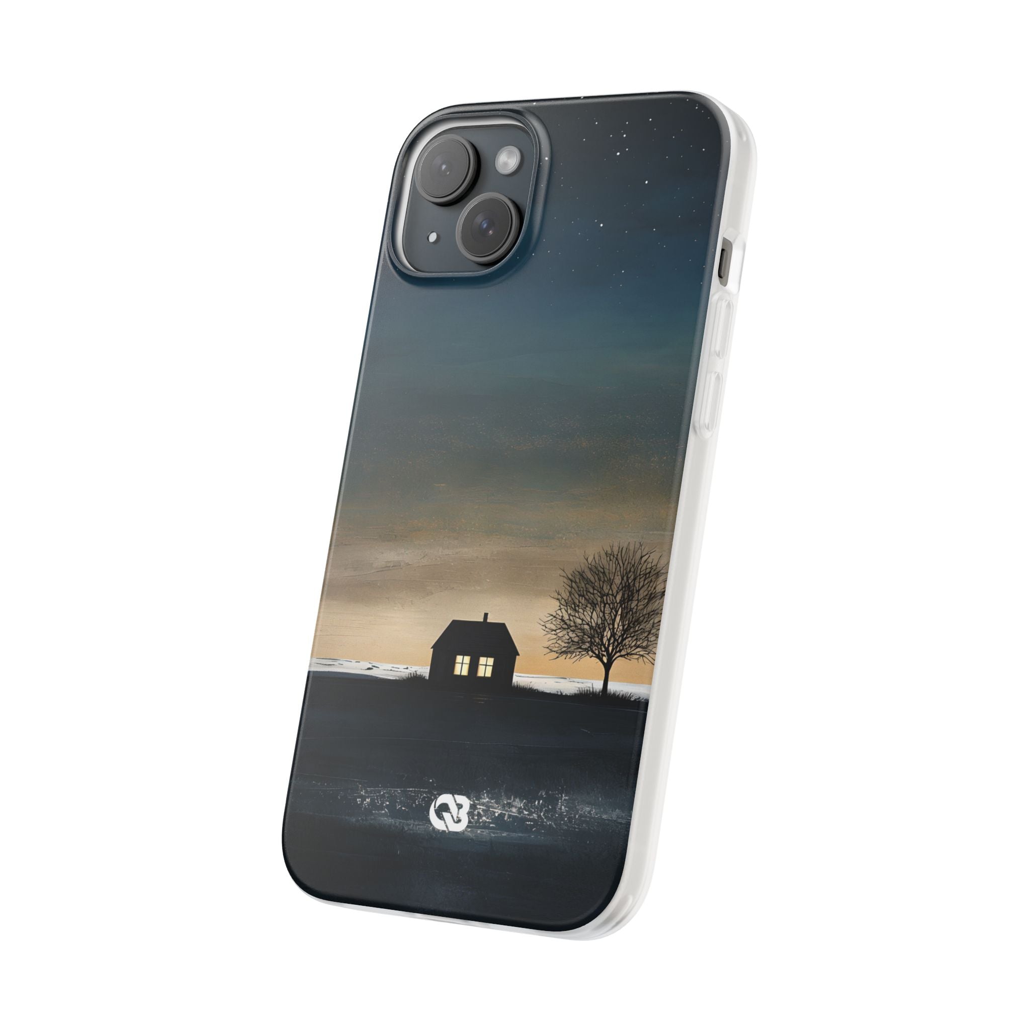 Midnight Cabin Glow · Soft Phone Case for iPhone