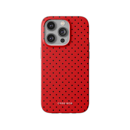 Crimson Punktmatrix iPhone 14 Pro Case - Soft