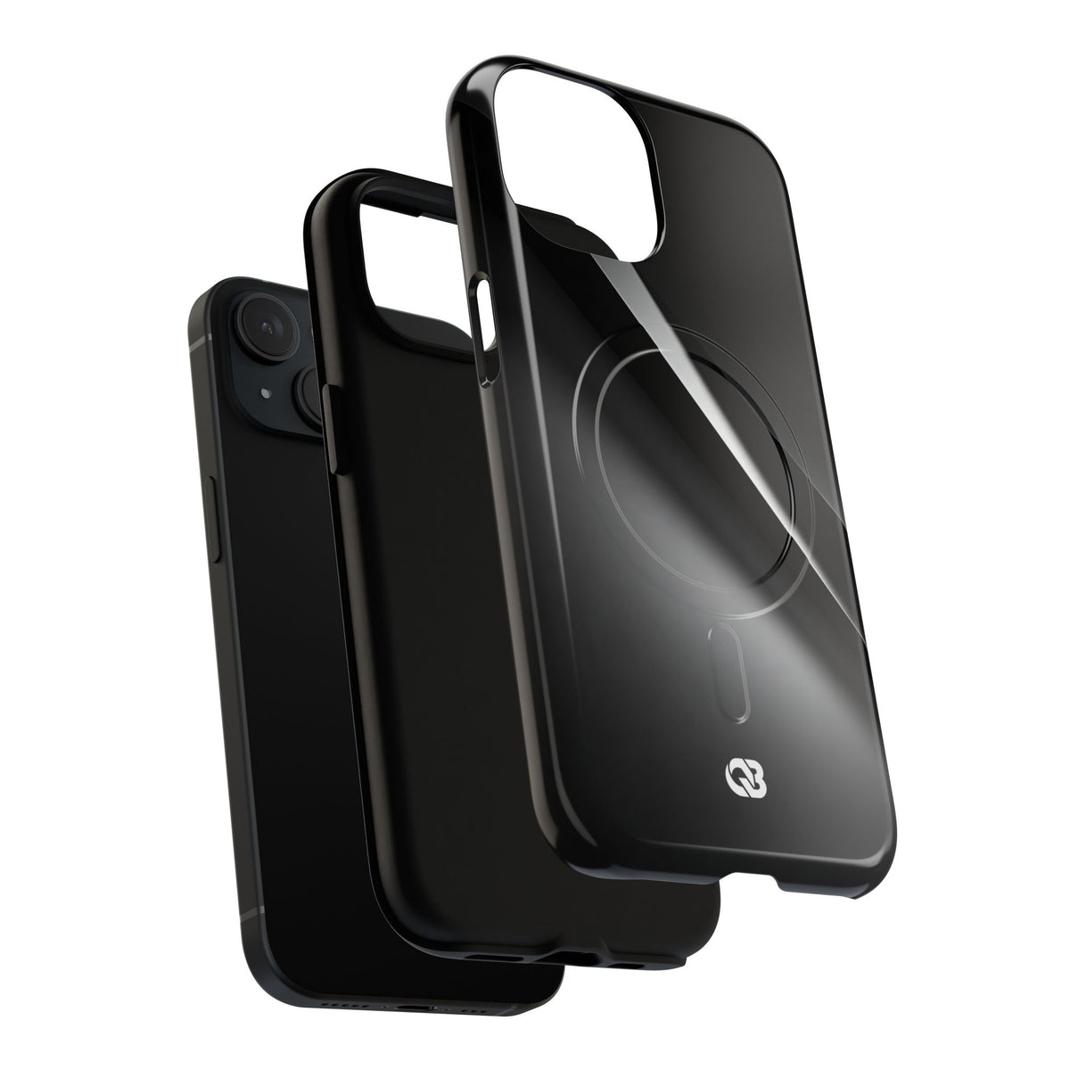 Obsidian Ridge · Tough 2.0 Magnetic Phone Case for iPhone · Black