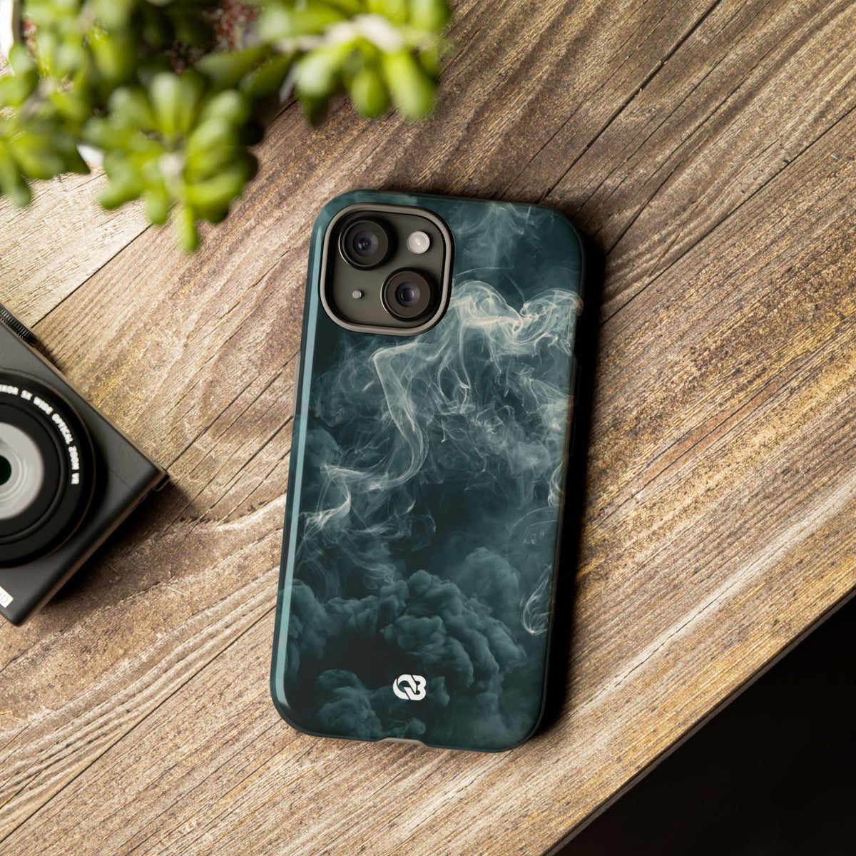 Luminescent Vapor Drift · Tough Phone Case for iPhone · Teal