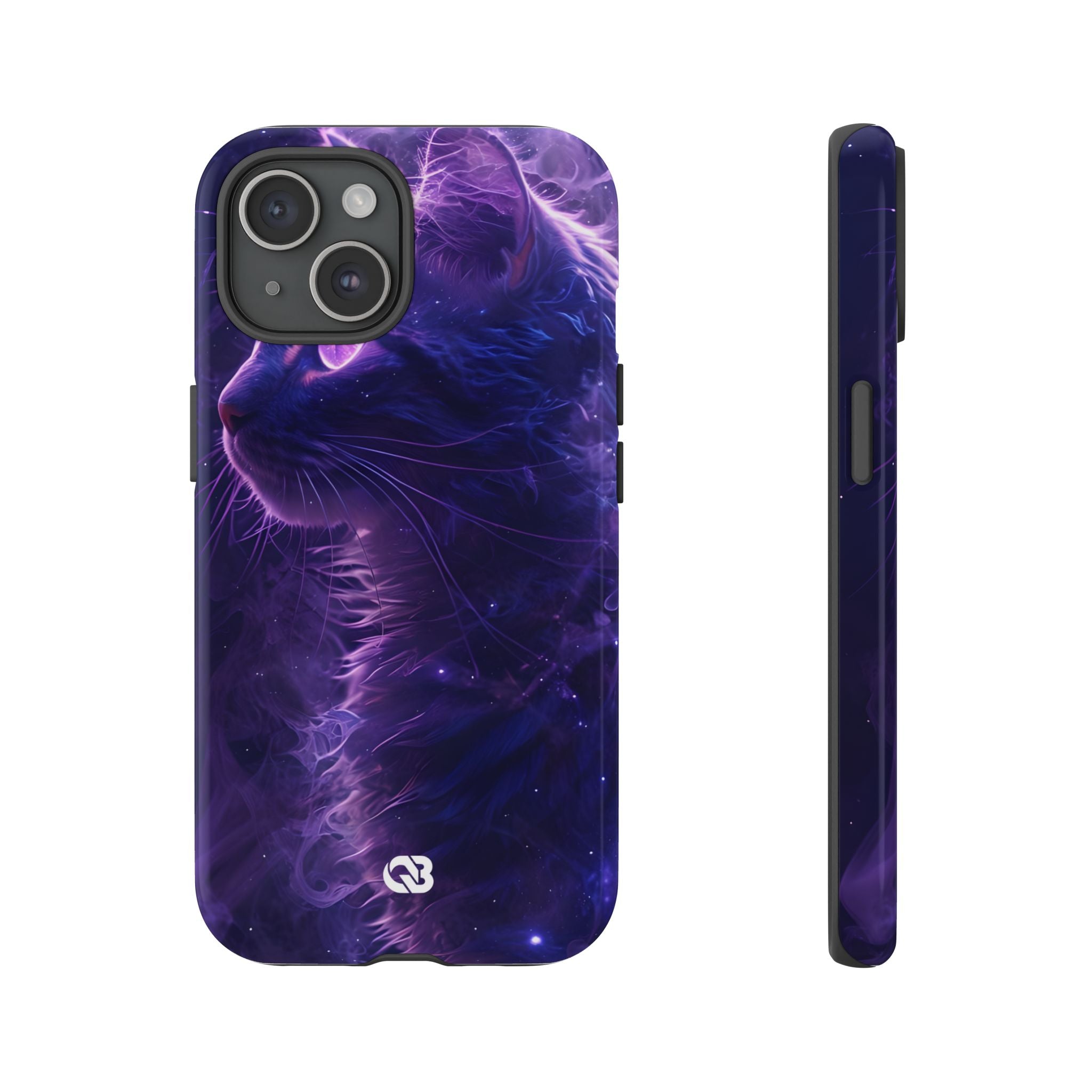 Purple Void Feline · Tough Custodia per iPhone