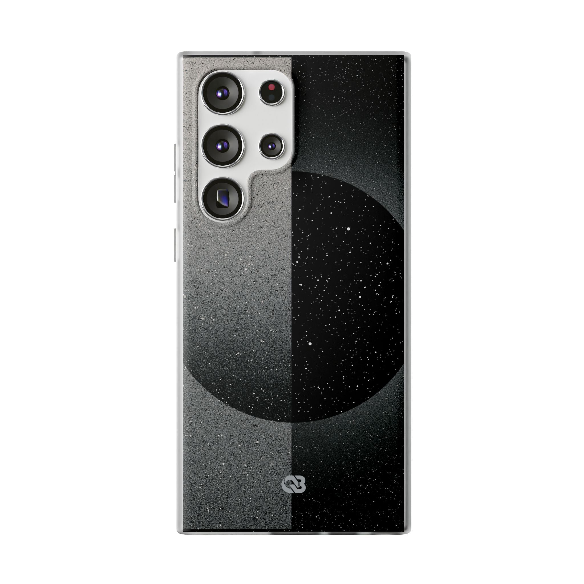 Black Lite Phone Case for Samsung - Lunar Static Orbit