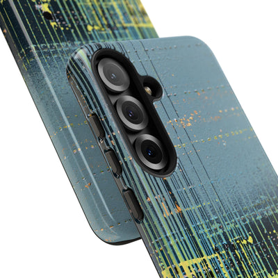 Acid Raster Circuit · Tough Phone Case for Samsung · Teal