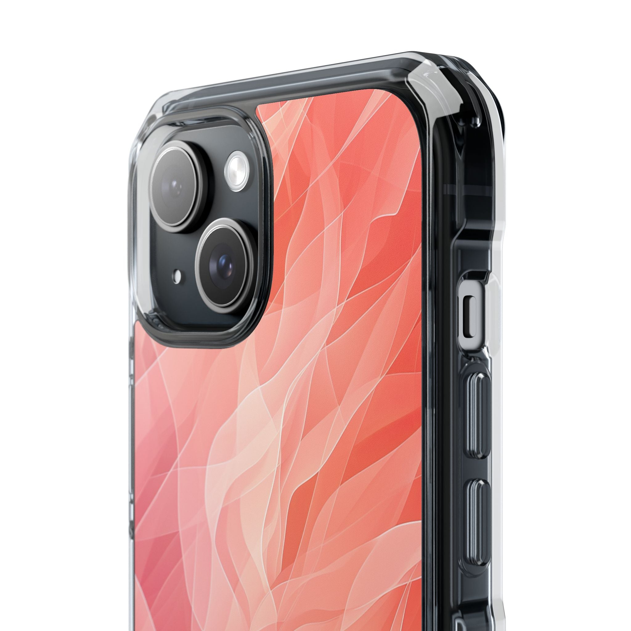 Coral Cascade iPhone 15 Case - Impact
