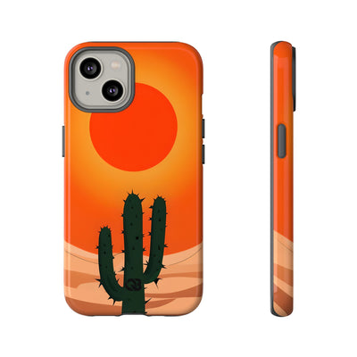 Scorched Saguaro Sunset · Tough Phone Case for iPhone
