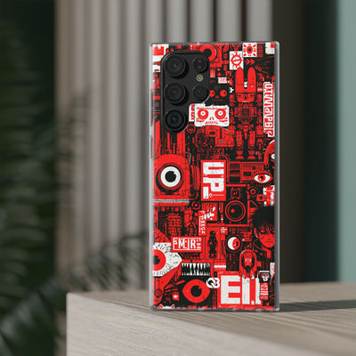 Neo Mecha Collage · Lite Phone Case for Samsung · Red
