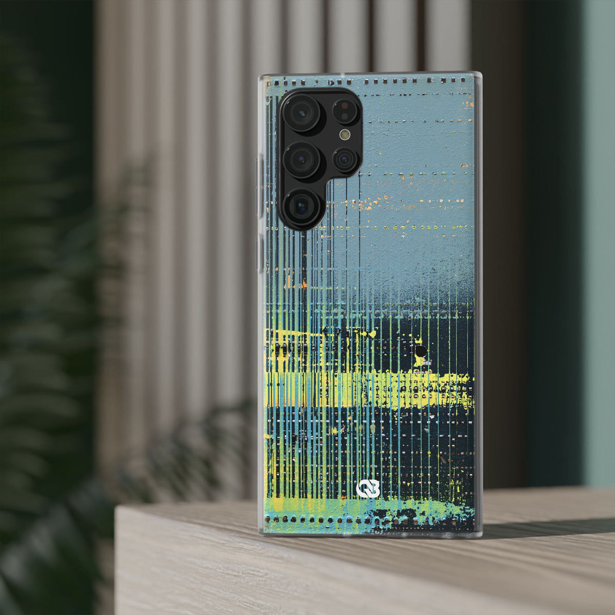 Acid Raster Circuit · Lite Phone Case for Samsung · Teal